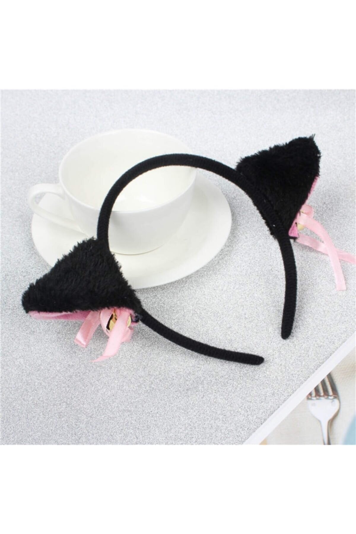 Cadılar Bayramı Cosplay Anime Kedi Kulaklı Peluş Taç